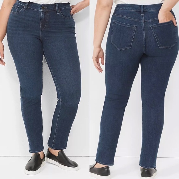 NWT Lane Bryant Signature Fit Straight Leg Jeans - Picture 2 of 8